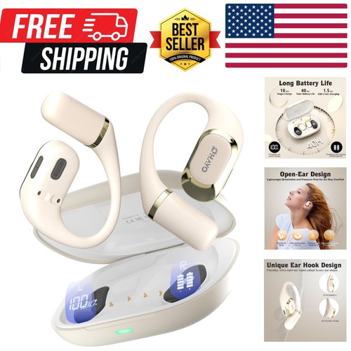 Open ear headphones earbuds - open,