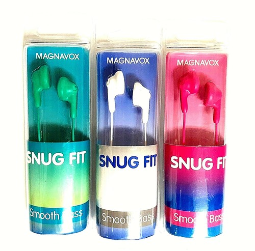 Magnavox snug fit ear - fit, in-ear
