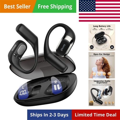 Open ear headphones over - headphones,over,