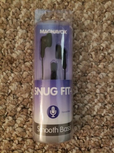 Magnavox snug fit earphones - snug,